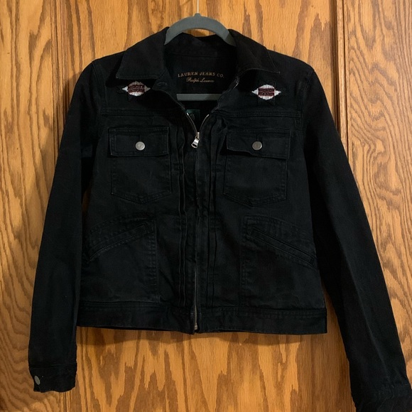 Ralph Lauren Western Beaded Denim Jacket